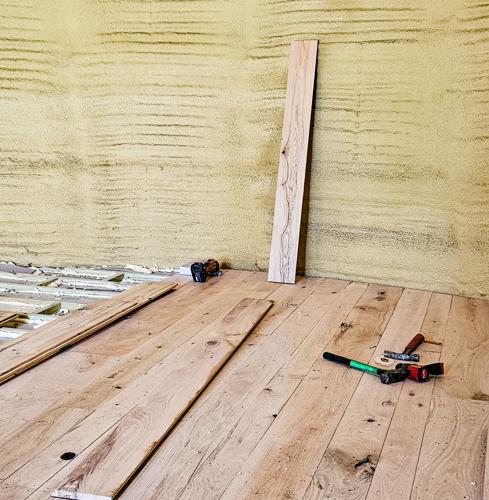 Renovation of grain bin