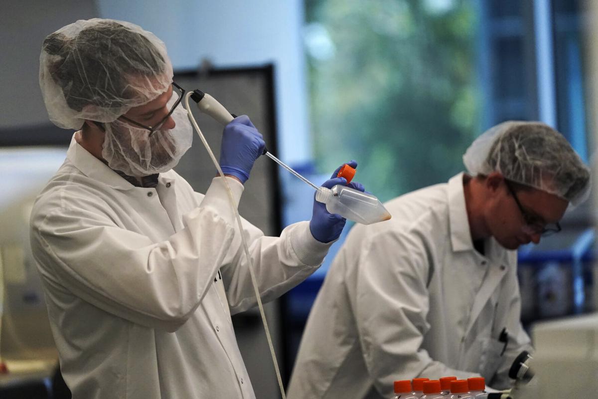 Scientists work