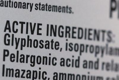 Roundup's list of ingredients