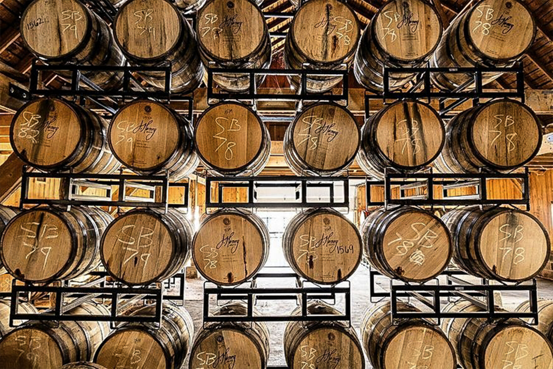 Bourbon barrels