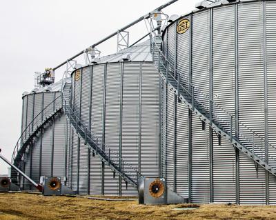Grain bins