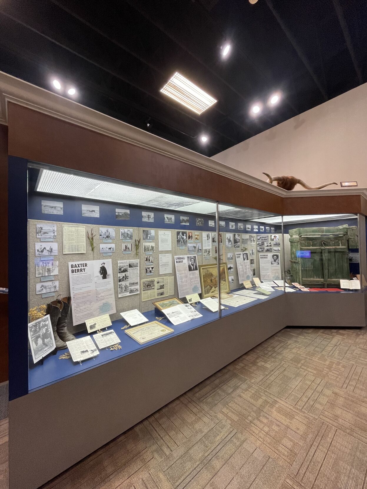 Gathering on display