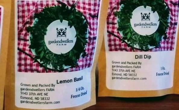 Freeze dried herbs