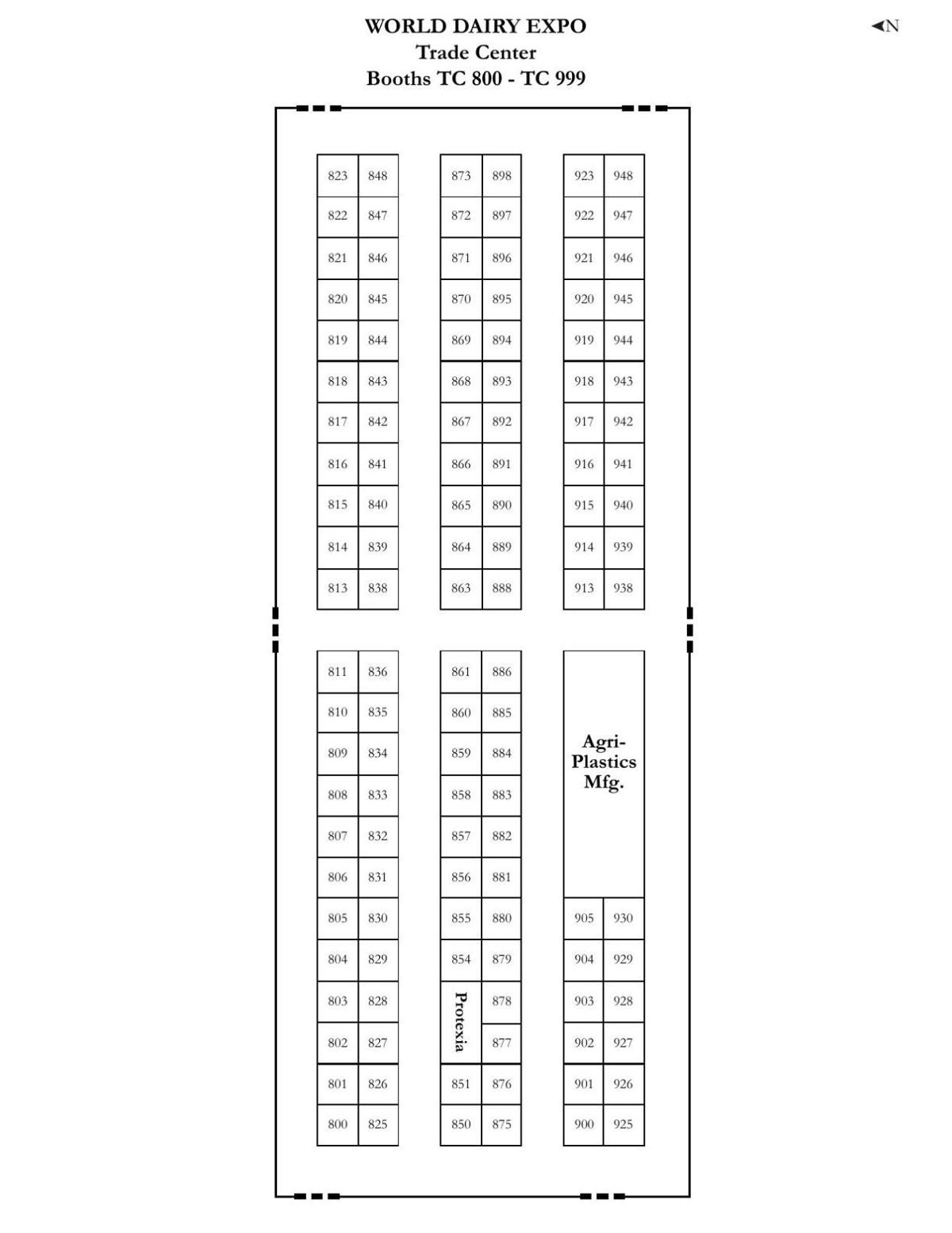 World Dairy Expo New Holland Trade Center map