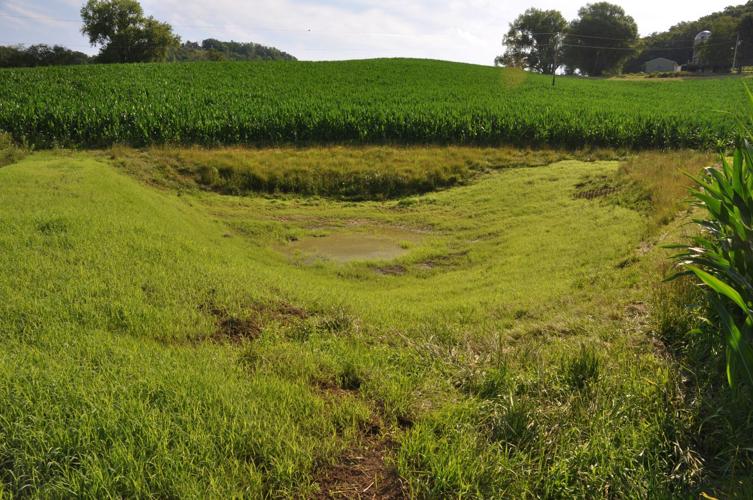 Repaired dam wall conservation
