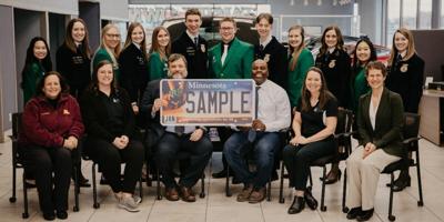 Minnesota Farm and 4-H youth share message of new license plate