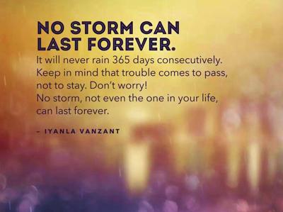 No Storm Can Last Forever
