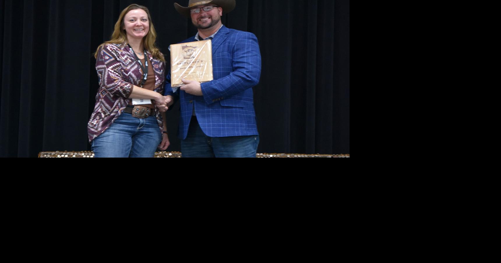 Teacher recognized for service to the cattle industry