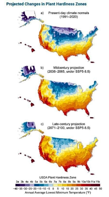 Plant hardiness zones