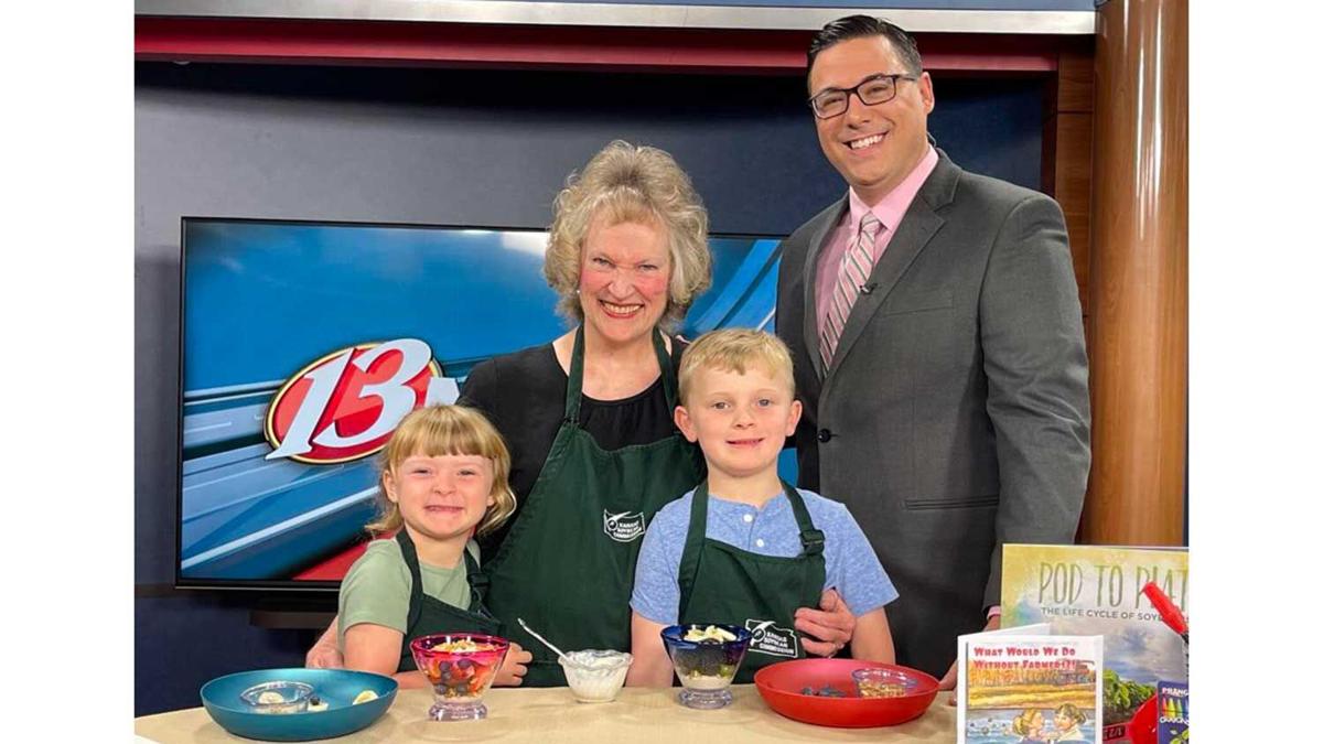 Soy-Cook Charlene Patton with grandchildren