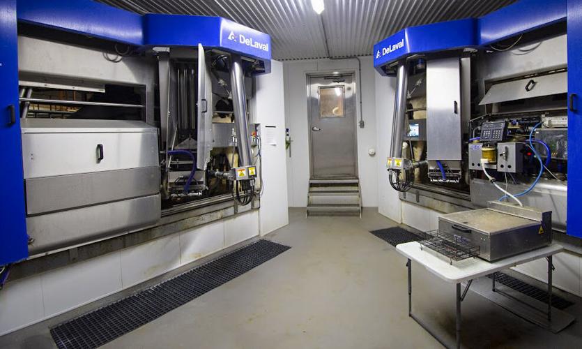 DeLaval robotic milkers