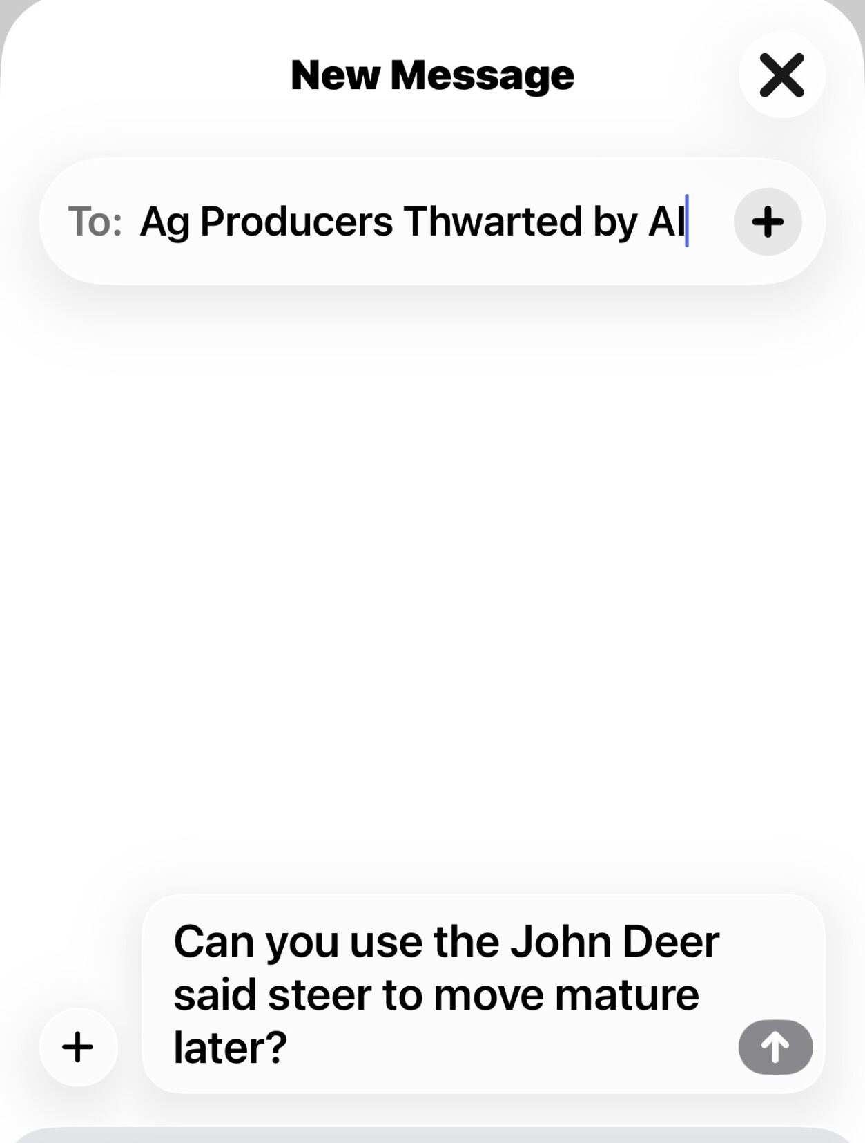 AI in agriculture