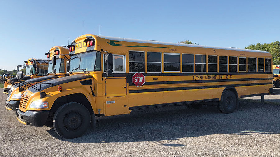 Olympia Illinois school bus