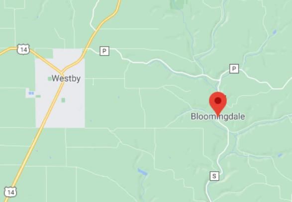 Bloomingdale, Wisconsin map