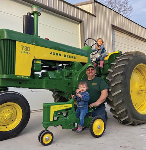 Mike Schantz restores old tractors