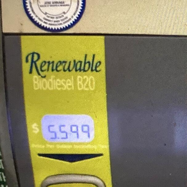 Renewable diesel at pump
