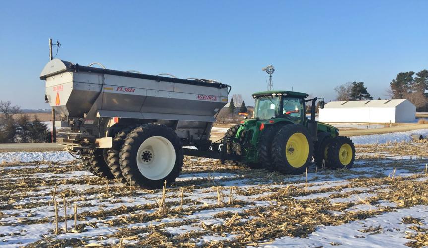 Myron Sylling successfully experiments with spring-frost-seeding