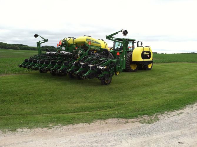 Myron Sylling started no-tilling into green crops