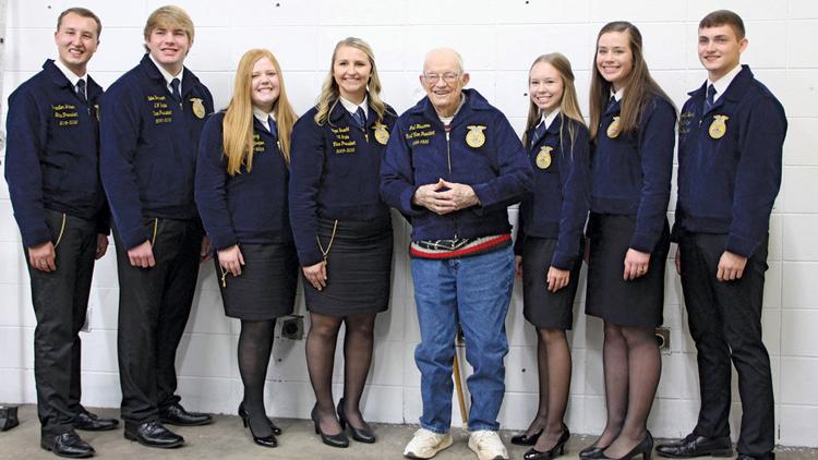 105 year old former FFA  officer dons famous jacket State 