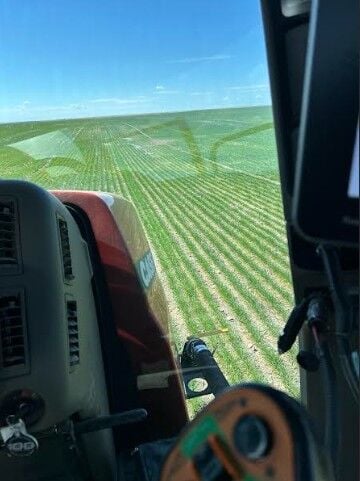Hansen farm completes seeding, begins spring spraying