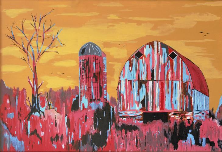 Old-barn painting