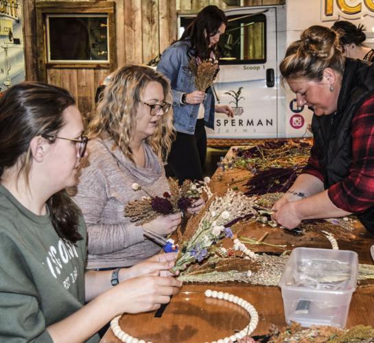 Sally Rech with Nicole Polkinghorn and Becky Mumm