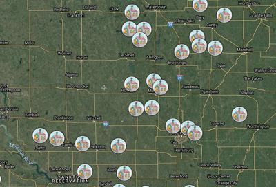 Prayers on the Prairie map