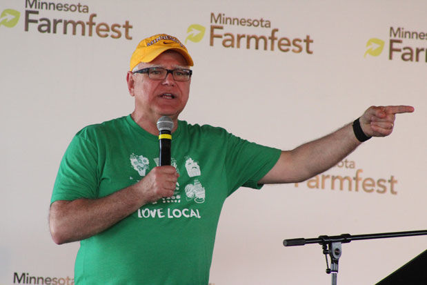 Tim Walz at Farmfest