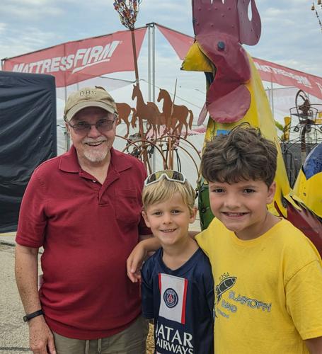 Grandsons at fair
