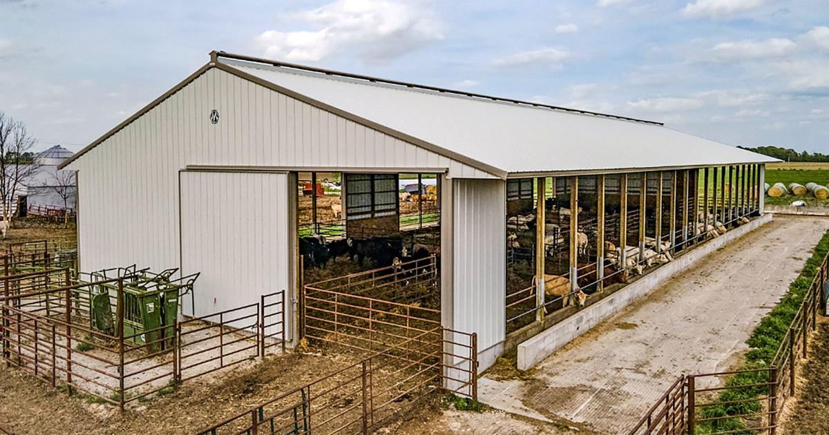 Calving barn