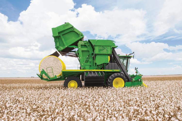 John Deere's CP690 cotton picker