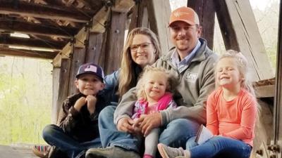 Kerre and Tanner Clark and their kids