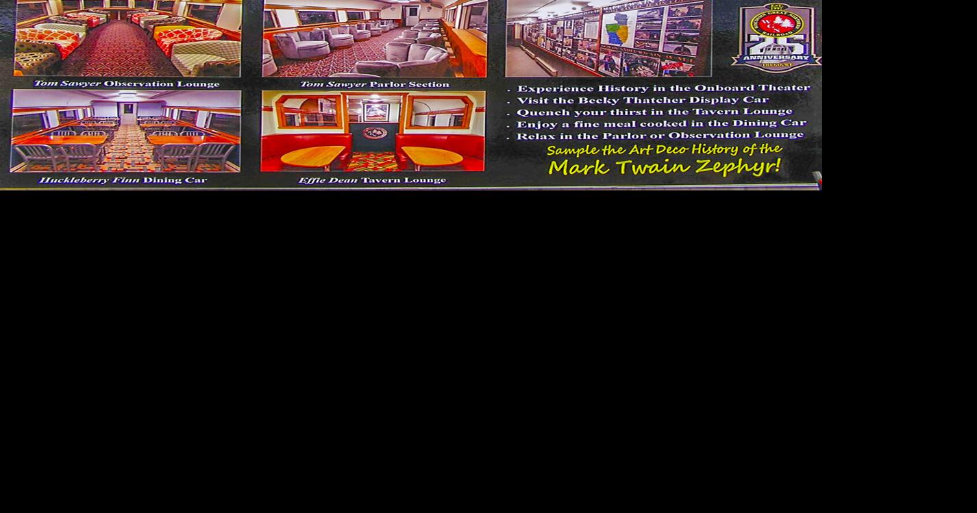 Mark Twain Zephyr train restored by Wisconsin Great Northern Railroad