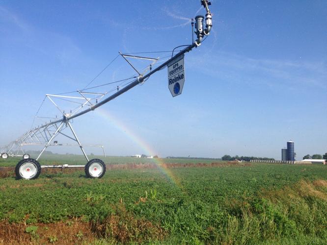 Irrigation rainbow