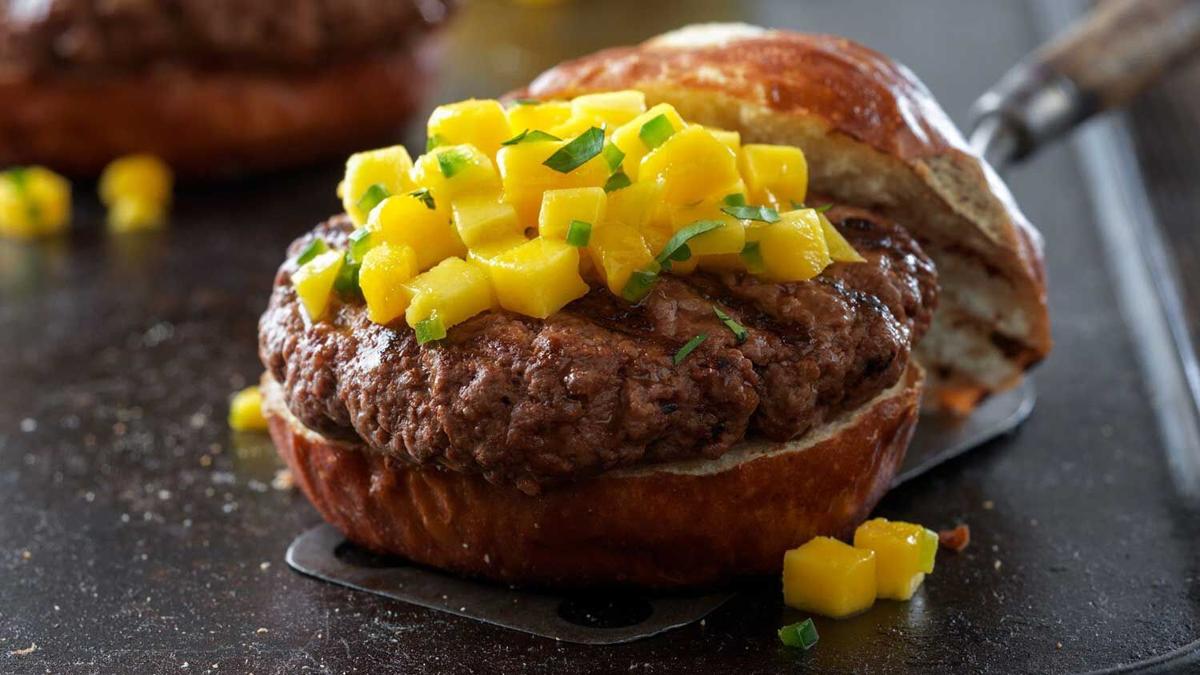 caribbean-beef-burgers-with-mango-salsa