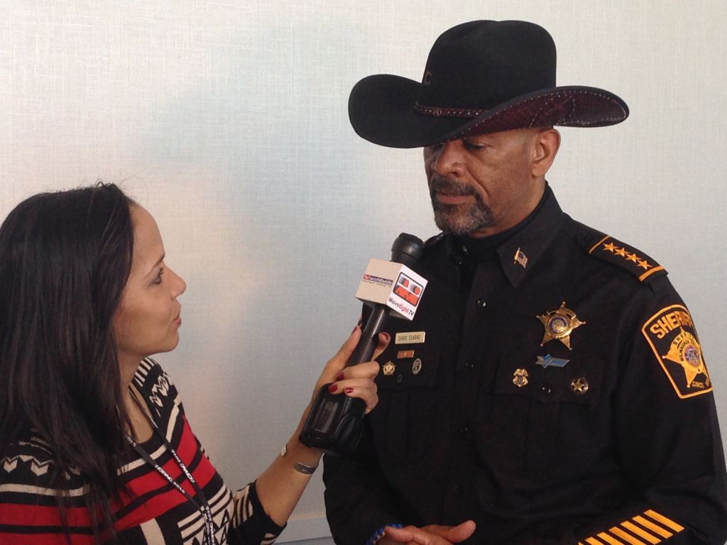 Milwaukee County Sheriff David Clarke spoke on a panel at CPAC