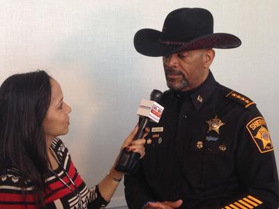 Milwaukee County Sheriff David Clarke spoke on a panel at CPAC