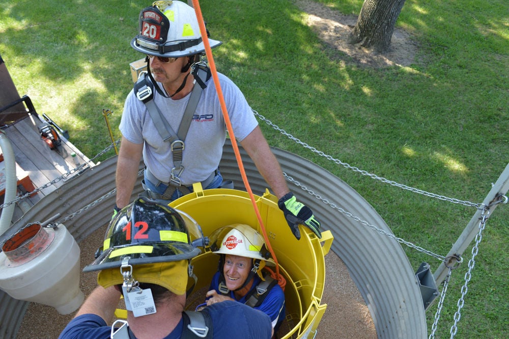 Grain bin rescue