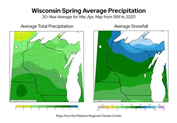 Spring average precip