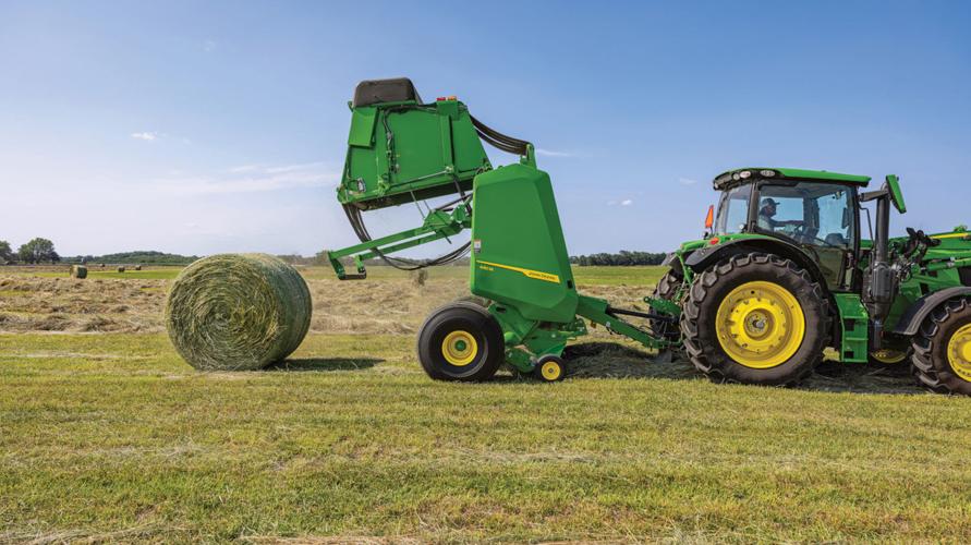 John Deere baler