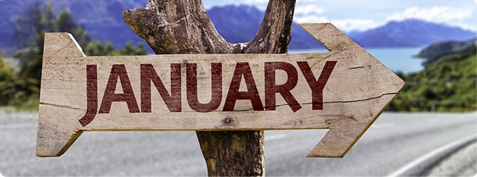 January calendar image