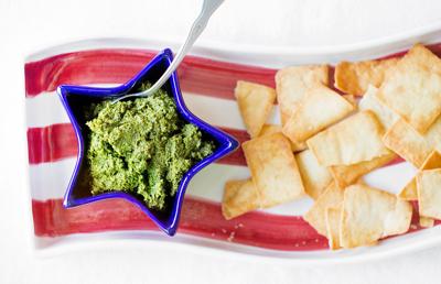 Almond butter pesto