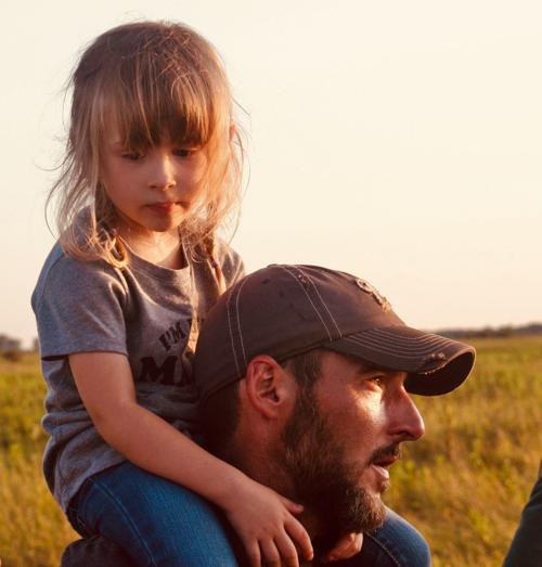 Lillian Quick, 4, and her father, Jesse Quick