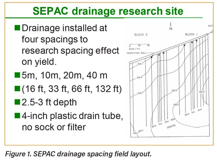 Figure 1. Drainage-research site