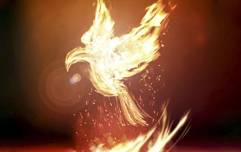 Holy Spirit dove flames fire