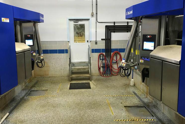 DeLaval robots and pit at Reitsma farm