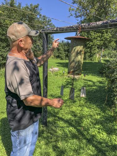 Jeff Pawlowski creates wind chimes