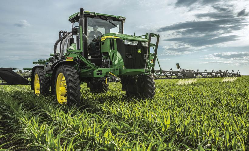 See & Spray sprayer with boom-mounted cameras