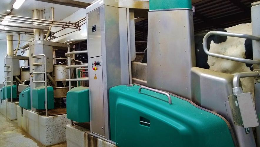 GEA robotic milkers at Peaceful Valley Dairy