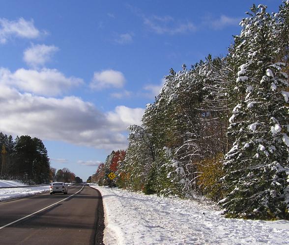 Clouds and snow